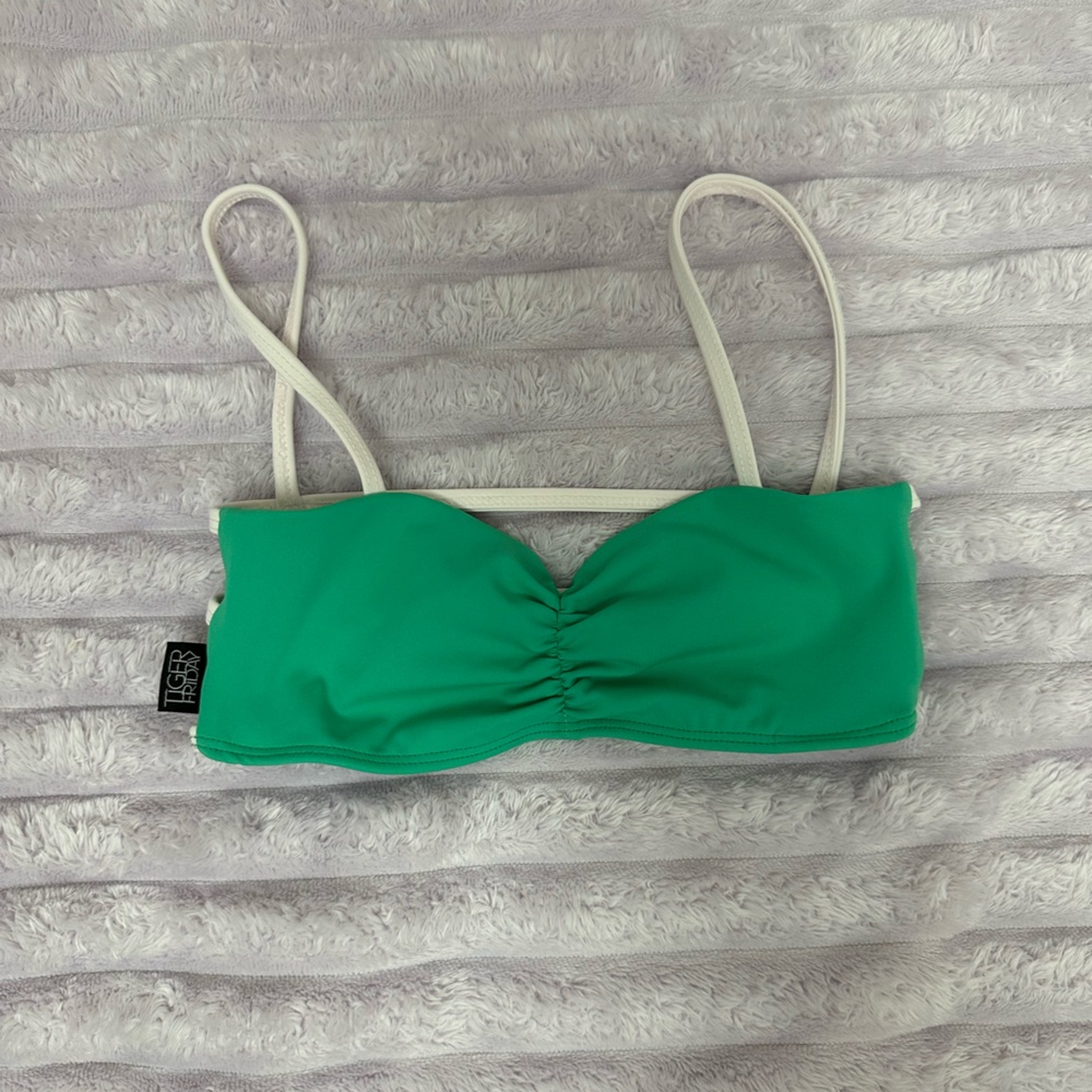 Tiger Friday Green Dance Crop top